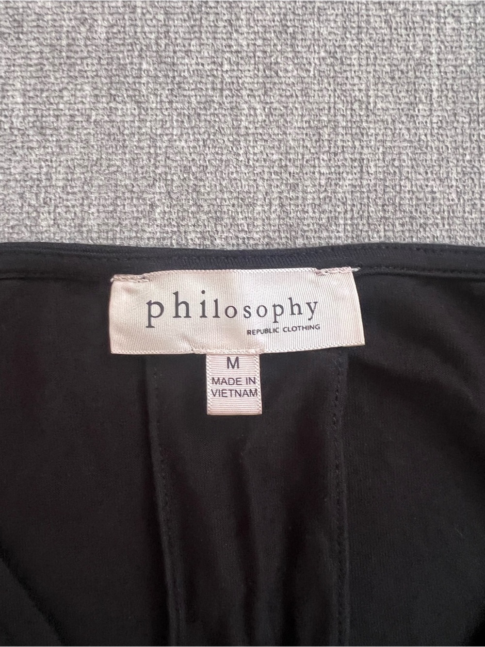 Black Wrap-Front Camisole Top - Picture 2 of 2